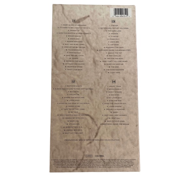 Bruce Springsteen Tracks 1988 Compilation 4 CDs Box Set - Picture 3 of 11